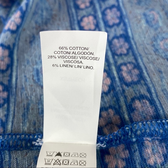 Lucky Brand short sleeve scoop neckline top S XS - Picture 7 of 8